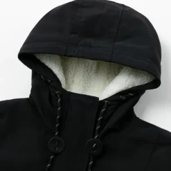 Women's Parka Waterproof Puffer Jacket Thermal Warm Heated Coat Fleece Lined Winter Coat Windproof Outdoor Zip up Hooded Coat Sports Hiking Jacket Purple Pink