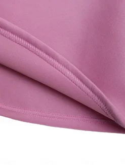 Women's Party Dress Homecoming Dress Cocktail Dress Ruched Crew Neck Short Sleeve Midi Dress Wedding Guest Birthday Black White Summer Spring