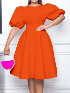 Women's Party Dress Homecoming Dress Cocktail Dress Ruched Crew Neck Short Sleeve Midi Dress Wedding Guest Birthday Black White Summer Spring