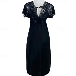 Women's Party Ultra Sexy Robes for Lace Split Party Date