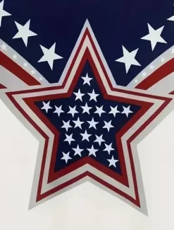 Women's Patriotic T Shirt Flag American Flag National Flag Casual Red White And Blue Short Sleeve Round Neck Regular Tops Daily Print Blue Summer