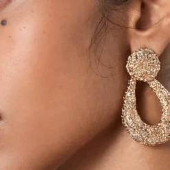 Women's Pearl Hoop Earrings Classic Drop Love Vintage Classic Earrings Jewelry Silver / Gold For Party Wedding 1 Pair