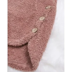 Women's Plus Size Fleece Shirts Fleece Jacket Sports Teddy Pullover Fleece Solid Color Street Casual Hoodie Buttons Front Pocket Long Sleeve claret turmeric Black Pink Navy Blue Fall