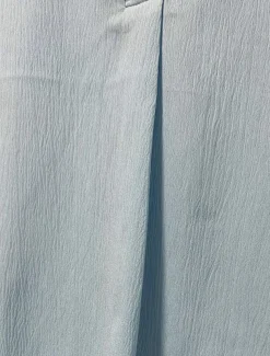 Women's Plus Size Linen-Inspired Shirts Blouse Solid Color Casual Short Sleeve V Neck Regular Tops Daily Blue All Seasons