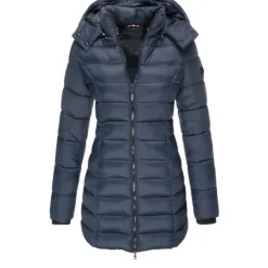 Women's Puffer Jacket Insulated Jacket Hiking Windbreaker Winter Outdoor Thermal Warm Waterproof Windproof Outerwear Mid Length Visible Zipper Fishing Climbing Camping Hiking