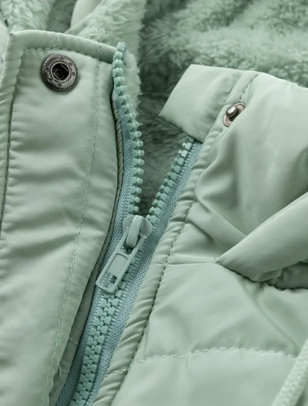 Women's Puffer Jacket Winter Windproof Jacket Winter Coat Comfortable Street Casual Daily Zipper Pocket Hoodie Casual Street Style Plain Regular Fit Outerwear Long Sleeve Winter Fall Green