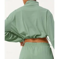 Women's Pullover Sweatshirt Hiking Jacket Sport Jacket Outdoor Sun Protection Breathable Quick Dry Hiking Outfits Hiking Clothes Autumn / Fall Jacket Tennis Golf Running Solid Color Black Cream Purple