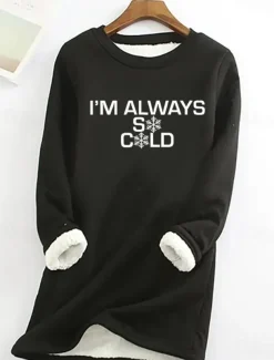 Women's Pullover Sweatshirt Letter Casual Comfrt Long Sleeve Crew Neck Regular Tops Street Dailywear Print Black Pink Blue Gray Fall Winter