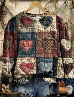 Women's Pullover Sweatshirt Floral Graphic Geometric Casual Long Sleeve Crew Neck Regular Tops Home Street Dailywear Print Yellow Blue Purple Orange Brown Summer Spring Fall Winter