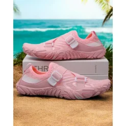 Women's Quick-Dry Wide Fit Water Shoes – Lightweight Barefoot Aqua Socks with Anti-Slip Sole, Breathable & Flexible for Beach, Swimming, Surfing & Water Sports