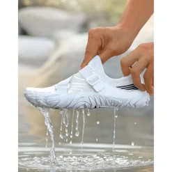 Women's Quick-Dry Wide Fit Water Shoes – Lightweight Barefoot Aqua Socks with Anti-Slip Sole, Breathable & Flexible for Beach, Swimming, Surfing & Water Sports