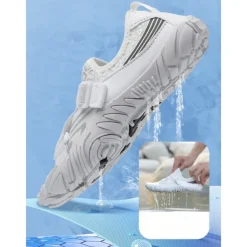 Women's Quick-Dry Wide Fit Water Shoes – Lightweight Barefoot Aqua Socks with Anti-Slip Sole, Breathable & Flexible for Beach, Swimming, Surfing & Water Sports