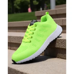 Women's Rainbow Gradient Running Shoes, Lightweight Breathable Sneakers for Sports, Jogging and Outdoor Activities