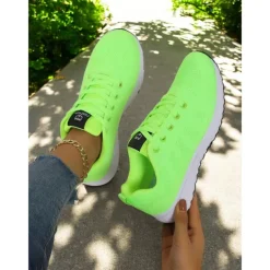 Women's Rainbow Gradient Running Shoes, Lightweight Breathable Sneakers for Sports, Jogging and Outdoor Activities