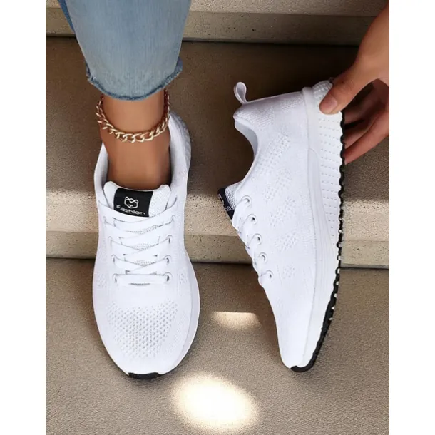 Women's Rainbow Gradient Running Shoes, Lightweight Breathable Sneakers for Sports, Jogging and Outdoor Activities