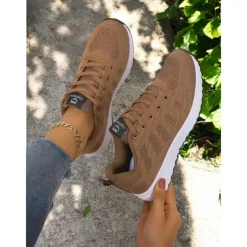 Women's Rainbow Gradient Running Shoes, Lightweight Breathable Sneakers for Sports, Jogging and Outdoor Activities