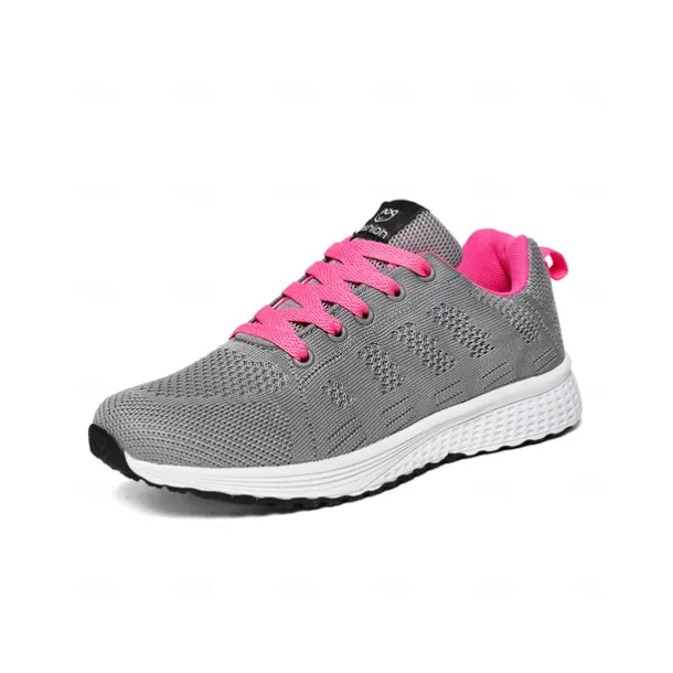 Women's Rainbow Gradient Running Shoes, Lightweight Breathable Sneakers for Sports, Jogging and Outdoor Activities
