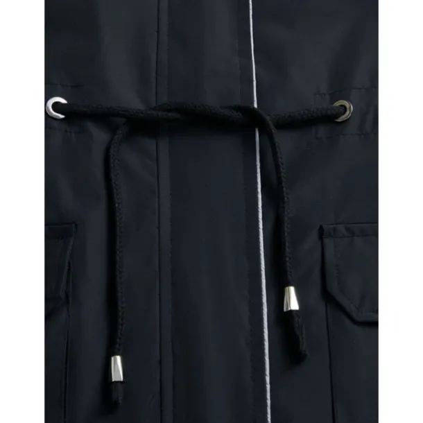 Women's Raincoat Waterproof Rain Jacket Mid-Length Windproof Trench Coat Sport Outdoor Hiking Hooded Jacket with Pockets Casual Jacket Long Sleeve Drawstring Winter Coat Warm Black Yellow