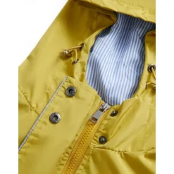 Women's Raincoat Waterproof Rain Jacket Mid-Length Windproof Trench Coat Sport Outdoor Hiking Hooded Jacket with Pockets Casual Jacket Long Sleeve Drawstring Winter Coat Warm Black Yellow