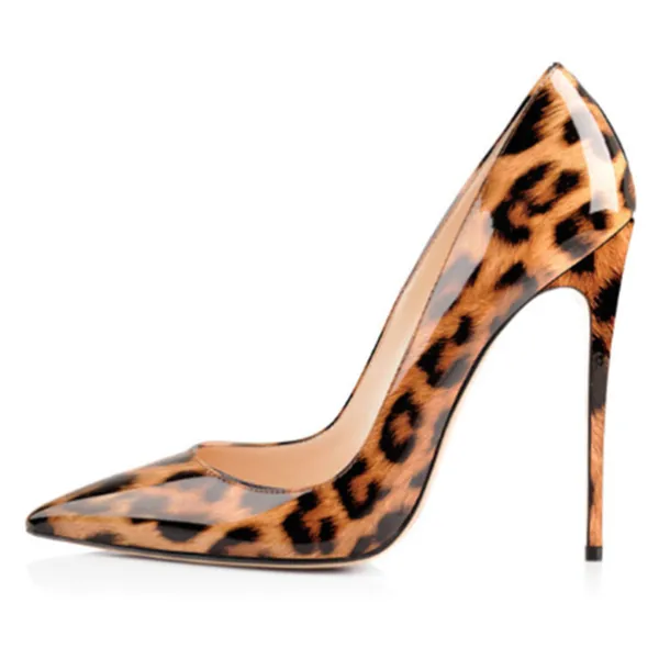 Women's Red Patent Leather High Heel Shoes - Pointed-Toe Stiletto Pumps for Prom, Parties, Weddings, and Formal Events