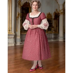 Women's Red Polka Dot Block Heels – Vintage Bow Pumps for Retro Parties, Dance & 1950s Style Outfits