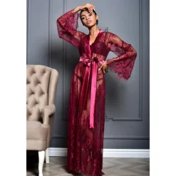 Women's Robes Sexy Robes for Lace Mesh Party Evening Date