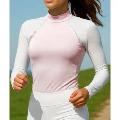 Women's Running Shirt Tennis Shirt Slim Long Sleeve Tee Tshirt Breathable Quick Dry Lightweight Tennis Golf Running Sportswear Activewear Color Block Black Pink Blue