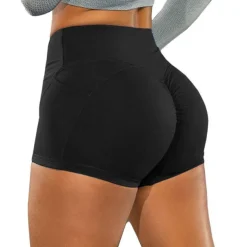 Women's Running Shorts Compression Shorts Gym Shorts with Phone Pocket Running Jogging Training Bottoms Solid Colored Light Blue Black Pink Fall Sports Activewear Stretchy Regular Fit