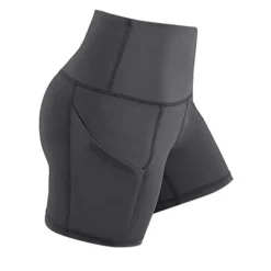 Women's Running Shorts Gym Shorts Side Pockets with Phone Pocket Bottoms Athletic Athleisure Tummy Control Butt Lift Breathable Quick Dry Soft Fitness Gym Workout Marathon Sportswear Activewear Solid