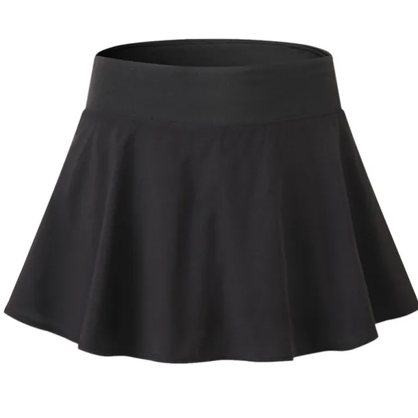 Women's Running Skirt Tennis Skirts Golf Skirts 2 in 1 Liner Sun Protection Breathable Fitness Gym Workout Performance Bottoms Solid Colored Black White Pink Spandex Fall Sports Activewear Stretchy