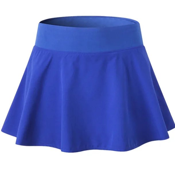 Women's Running Skirt Tennis Skirts Golf Skirts 2 in 1 Liner Sun Protection Breathable Fitness Gym Workout Performance Bottoms Solid Colored Black White Pink Spandex Fall Sports Activewear Stretchy