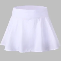 Women's Running Skirt Tennis Skirts Golf Skirts 2 in 1 Liner Sun Protection Breathable Fitness Gym Workout Performance Bottoms Solid Colored Black White Pink Spandex Fall Sports Activewear Stretchy