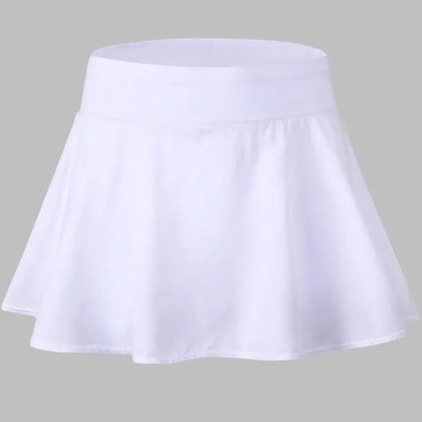 Women's Running Skirt Tennis Skirts Golf Skirts 2 in 1 Liner Sun Protection Breathable Fitness Gym Workout Performance Bottoms Solid Colored Black White Pink Spandex Fall Sports Activewear Stretchy