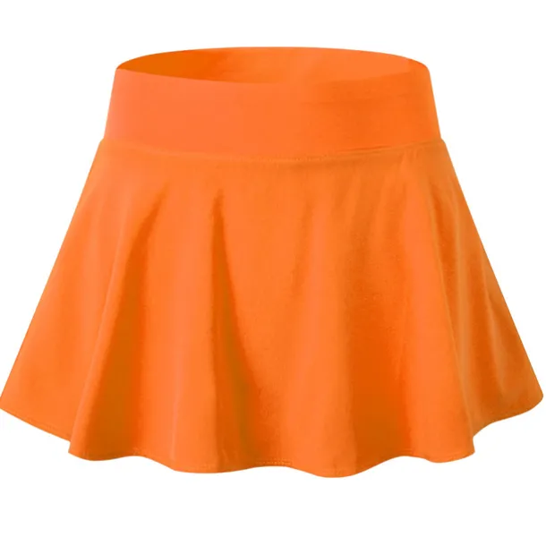 Women's Running Skirt Tennis Skirts Golf Skirts 2 in 1 Liner Sun Protection Breathable Fitness Gym Workout Performance Bottoms Solid Colored Black White Pink Spandex Fall Sports Activewear Stretchy