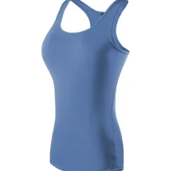 Women's Running Tank Top Compression Tank Top Racerback Sleeveless Base Layer Athletic Spandex Breathable Quick Dry Gym Workout Running Jogging Sportswear Activewear Solid Colored Black / Orange Neon