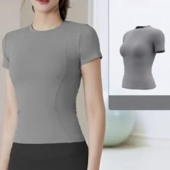 Women's Running T-Shirt Short Sleeve Tee Tshirt Casual Athleisure Breathable Quick Dry Soft Gym Workout Running Walking Sportswear Activewear Solid Colored Black Pink Royal Blue