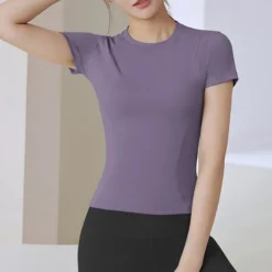 Women's Running T-Shirt Short Sleeve Tee Tshirt Casual Athleisure Breathable Quick Dry Soft Gym Workout Running Walking Sportswear Activewear Solid Colored Black Pink Royal Blue