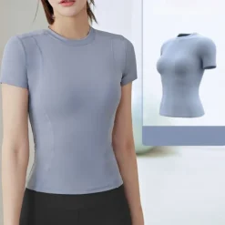 Women's Running T-Shirt Short Sleeve Tee Tshirt Casual Athleisure Breathable Quick Dry Soft Gym Workout Running Walking Sportswear Activewear Solid Colored Black Pink Royal Blue