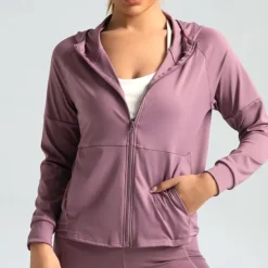 Women's Running T-Shirt Zipper Pocket Long Sleeve Hoodie Casual Athleisure Breathable Quick Dry Gym Workout Running Walking Sportswear Activewear Solid Colored Black Navy Blue Blue