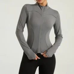 Women's Running T-Shirt Zipper Long Sleeve Tee Tshirt Casual Athleisure Breathable Quick Dry Gym Workout Running Walking Sportswear Activewear Color Block Black White Red