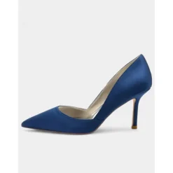 Women's Satin Pointed-Toe Stiletto Heels - Elegant High Heels for Evening Events, Parties, and Weddings