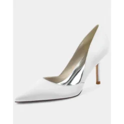 Women's Satin Pointed-Toe Stiletto Heels - Elegant High Heels for Evening Events, Parties, and Weddings