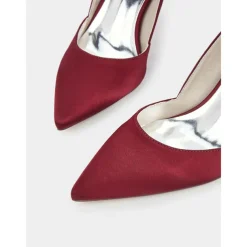 Women's Satin Pointed-Toe Stiletto Heels - Elegant High Heels for Evening Events, Parties, and Weddings