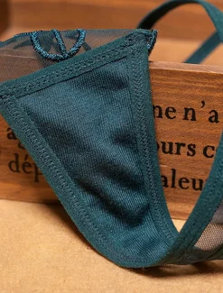 Women's Sexy Lingerie Panties Flower Lovers Hot Comfort Home Valentine's Day Bed Nylon Breathable Embroidery Hole Summer Spring Home Outfits