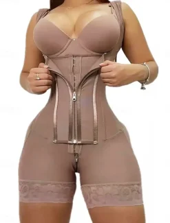 Women's Shapewear Shaping Panty MeshNightwearNylon Solid Colored Black Purple Spring & Summer Fall & Winter