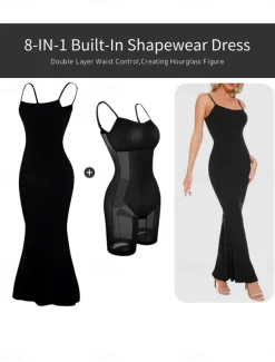 Women's Shapewear Shaping Panty MeshNightwearNylon Solid Colored Black Gray Spring & Summer Fall & Winter