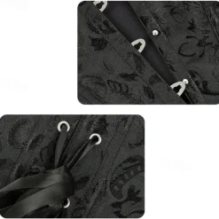 Women's Shapewears Bustier Corset Top Carnival Date Club Corsets Sexy Punk & Gothic Pure Color Buckle Home Outfits