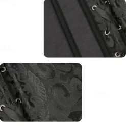 Women's Shapewears Bustier Corset Top Carnival Date Club Corsets Sexy Punk & Gothic Pure Color Buckle Home Outfits