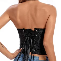 Women's Shapewears Bustier Corset Top Carnival Date Club Corsets Sexy Punk & Gothic Pure Color Buckle Home Outfits