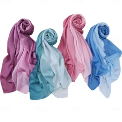 Women's Shawls Hijab Scarfs Dubai Islamic Arabian Muslim Ramadan Adults' Headpiece